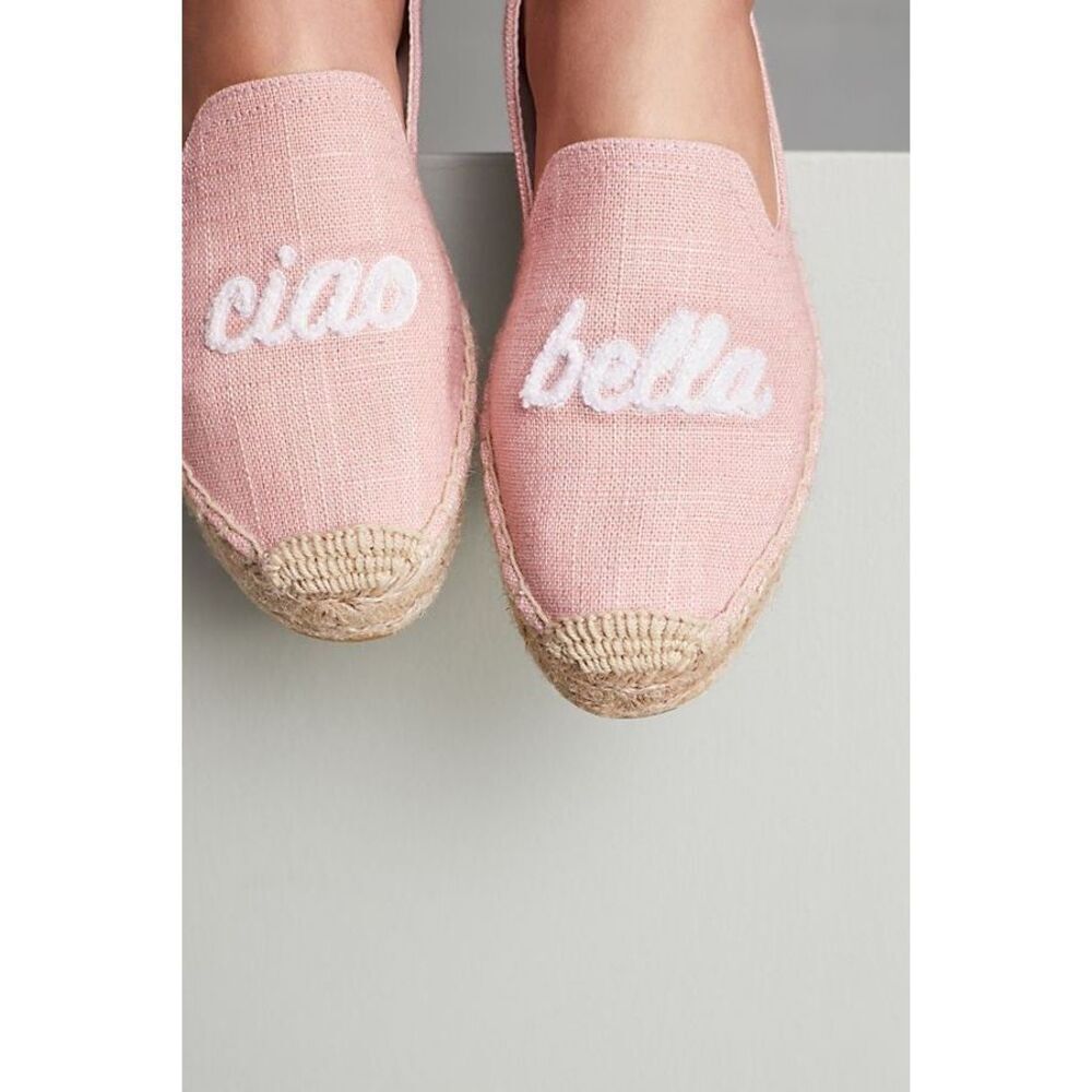 Soludos Ciao Bella Smoking Slipper Espadrilles Size 10